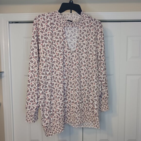torrid Tops - 3/$18 or 5/$25 Torrid Tan/Blue Long Sleeve Top Size 2X